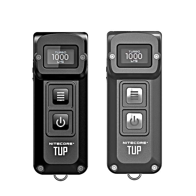 NITECORE TUP USB 충전식 미니 토치 크리 어 XP-L HD V6 LED 최대 1000 루멘 빔 거리 180 미터 EDC 손전등 포켓 라이트